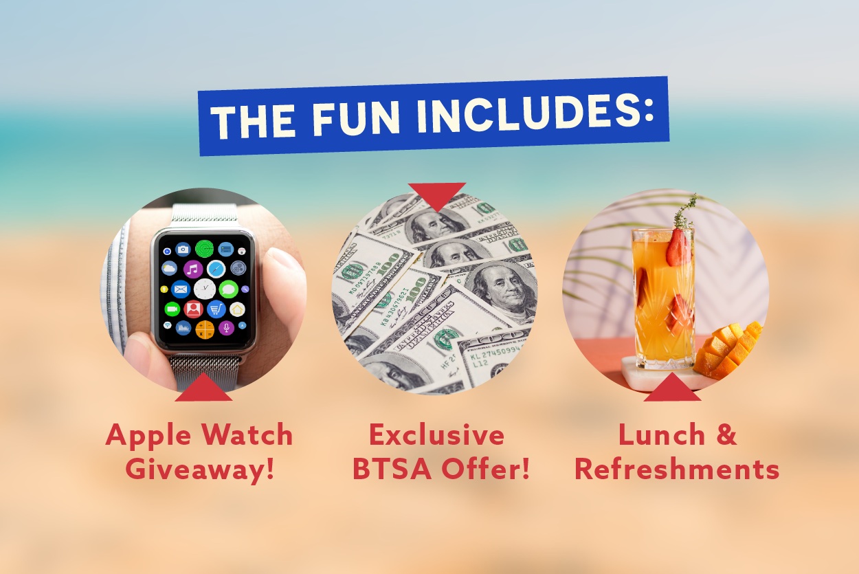 The fun includes as Apple Watch Giveaway, BTSA Offer & Lunch with Refreshments
