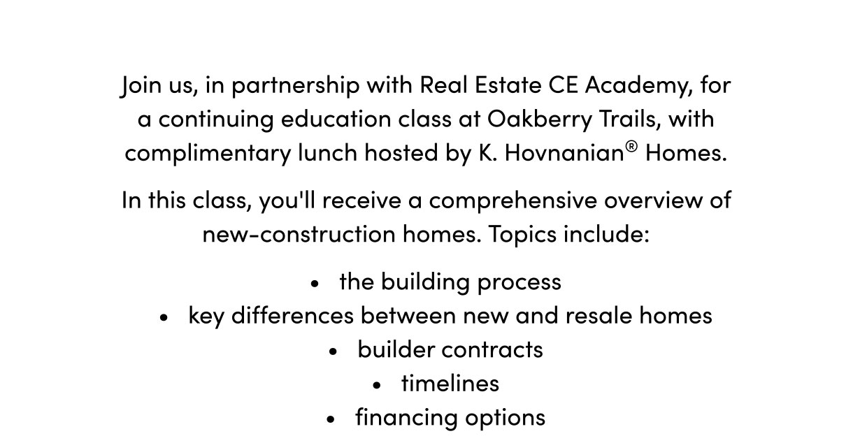 K. Hovnanian Homes